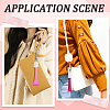 4Pcs Silicone Lipstick Cover Pendant Decorations HJEW-CP0001-41-5