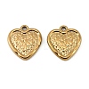 304 Stainless Steel Pendants STAS-Z198-01G-1