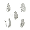 SHEGRACE Bras Micro Pave Clear Cubic Zirconia Snap Clasps XGRQ5F095-808P-1