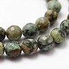 Natural African Turquoise(Jasper) Beads Strands G-G736-09-6mm-3
