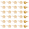 SUPERFINDINGS 30Pcs Star Alloy Brooches AJEW-FH0004-31A-1