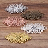 Vintage Hair Accessories Iron Hair Barrette Findings OHAR-PW0001-035P-1