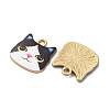 Alloy Enamel Pendants ENAM-V002-04G-03-2