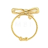 Ion Plating(IP) 304 Stainless Steel Open Cuff Rings for Women RJEW-S409-01G-03-3