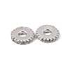 925 Sterling Silver Micro Pave Clear Cubic Zirconia Beads SE-CBAF1B2-17A-P-1
