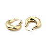 Rack Plating Brass Chunky Hoop Earrings for Women EJEW-G288-35F-G-2
