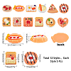 60Pcs 12 Styles Opaque Epoxy Resin Decoden Cabochons FIND-SC0003-25-2