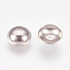 Non-Tarnish Apetalous 201 Stainless Steel Bead Caps STAS-L205-13E-2