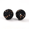 Polymer Clay Pave Rhinestone Beads RB-T018-01I-2
