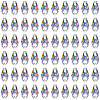 220Pcs Electroplate Transparent Glass Faceted Teardrop Beads EGLA-PA0001-58-7