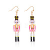 Christmas Theme Acrylic Human Dangle Earrings FS-WGA2E6F-06-1