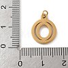 304 Stainless Steel Charms
with Jump Ring LS-STAS-R001-02G-O-3