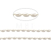 Handmade Oval Glass Beaded Chains CHS-I019-10G-2