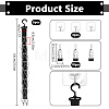 3Pcs Nylon & Plastic & 201 Stainless Steel Hat Organizer Racks for Baseball Caps AJEW-WR0004-09-2