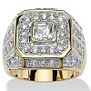 Alloy with Crystal Rhinestone Finger Rings for Men FS-WGD5024-03-1