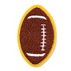 Sports Ball Theme Computerized Towel Fabric Embroidery Iron on Cloth Patches LS-PATC-WH0007-23F-1