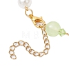 Synthetic Turquoise Beads Charm Bracelets BJEW-JB11849-01-5