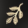 Iron Leafy Branch Filigree Big Pendants X-IFIN-P003-06-2