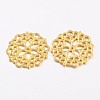 Tibetan Style Filigree Joiners Links LS-TIBE-A11623-G-LF-2