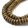 Electroplated Natural Lava Rock Beads Strands G-Q1009-F01-01B-3