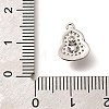 Brass Micro Pave Cubic Zirconia Charms KK-C085-21P-3