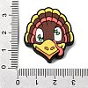 Thanksgiving Theme Silicone Beads SIL-J001-01F-3