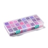 Purple Series 600G 24 Colors Glass Seed Beads SEED-JP0008-06-4mm-7