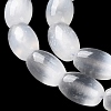 Macaron Color Natural Selenite Beads Strands G-B102-A01-09-3