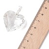 Transparent Glass Pendants PALLOY-JF05262-01-4