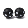Food Grade Eco-Friendly Printed Silicone Beads SIL-A013-01A-07-1
