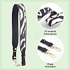 Zebra Pattern PU Leather Bag Handles FIND-WH0111-02-6