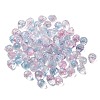 Electroplate Transparent Glass Beads GLAA-A045-05G-1