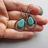 Alloy Dangle Earrings WGEE1F9-01-3