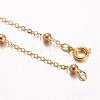 Brass Anklets AJEW-AN00161-02-4