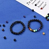 DIY Chakra Stretch Bracelet Making Kits DIY-JP0005-63G-4