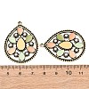 Alloy Enamel Pendants PALLOY-F319-06A-AB-3