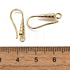 Brass Earring Hooks KK-H502-13G-3