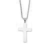 Non-Tarnish 201 Stainless Steel Pendant Necklaces for Man NJEW-Q336-03C-P-1