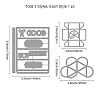 Carbon Steel Cutting Dies Stencils DIY-WH0309-998-6