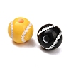Sports Opaque Acrylic Beads MACR-C043-02-2