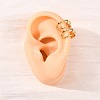 C-Shaped Brass Cuff Earrings EJEW-G445-04G-3