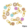 10Pcs 5 Styles PVC Plastic Pendant Decorations HJEW-YW00248-01-1