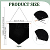 Polycotton Wall Hanging Brooch Jewelry Banner Holder AJEW-WH0596-833A-2