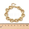 304 Stainless Steel Rolo Chain Bracelets for Women BJEW-S176-01G-B-5