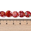 Handmade Millefiori Lampwork Beads Strands LAMP-G166-17B-05-4