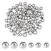 2 Style 304 Stainless Steel European Beads STAS-DC0015-67-1