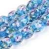 Handmade Lampwork Beads Strands LAMP-Q041-08C-1