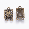 Tibetan Style Alloy Chandelier Component Links X-MLF0707Y-NF-3