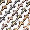  DIY Crucifix Cross Pendant Necklace Making Kits DIY-NB0007-51-4