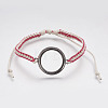 Waxed Cords Adjustable Bracelet Making MAK-G005-32-07P-1
